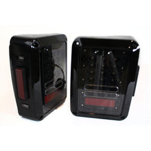 Load image into Gallery viewer, Jeep-Wrangler-8W250Lm-Led-Black-Tail-Light-Replacements-(Pair)