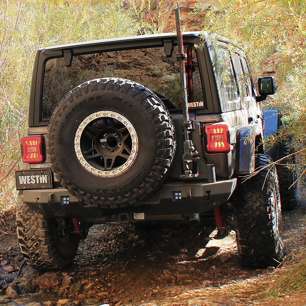 Jeep-Wrangler-Jl-18-21-Wj2-Rear-Bumper-W-Tire-Carrier