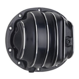 Trans-Dapt 9942 JEEP XJ and YJ w/Dana 35 REAR; Aluminum Diff. Cover-Black w/Polished Fins