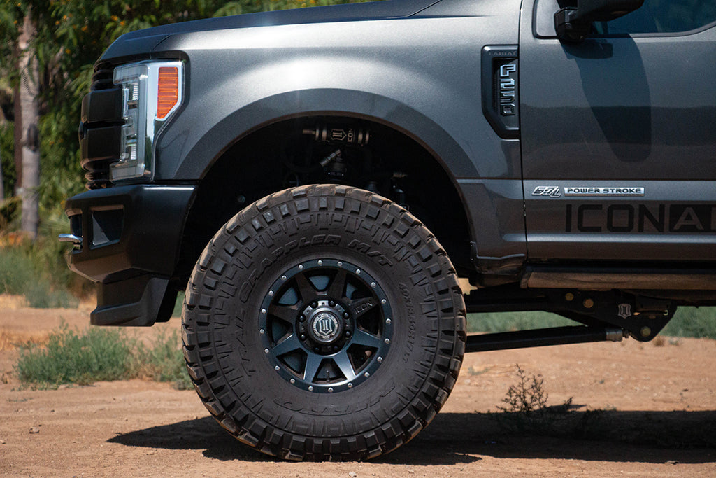 ICON Vehicle Dynamics 164501 05-22 FSD FRONT UPPER LINKS for Select Ford F-250 Super Duty, Ford F-350 Super Duty