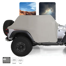 Load image into Gallery viewer, Jl-Cab-Cover-Gray-WDoor-Flaps-2-Door