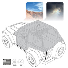 Load image into Gallery viewer, Jl-Cab-Cover-Gray-WDoor-Flaps-2-Door