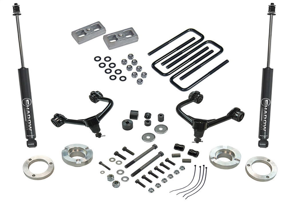 Superlift K1012 3in. Lift Kit w/Shadow Shocks-05-23 Tacoma (will not fit TRD Pro models) for Select Toyota Tacoma, Toyota Tundra