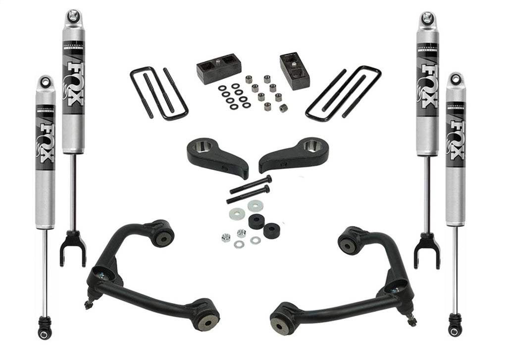 Superlift K1013F 3in. Lift Kit-20-25 Silv/Sierra HD w/Fox 2.0 Shocks w/out Overload Leaf Springs for Select Chevrolet Silverado HD, Chevrolet Silverado HD, GMC Sierra HD, GMC Sierra HD