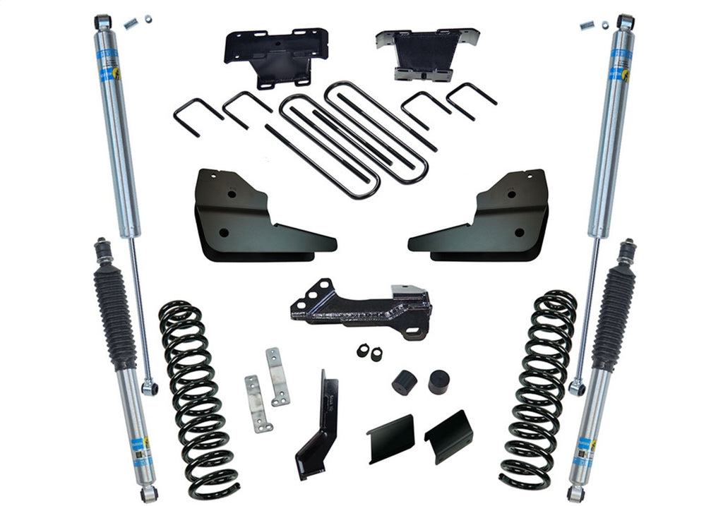 Superlift K1028B 4in. Lift Kit-23-25 F250/350 4WD w/Diesel Engine-w/Bilstein 5100 Shocks for Select Ford F-250 Super Duty, Ford F-350 Super Duty
