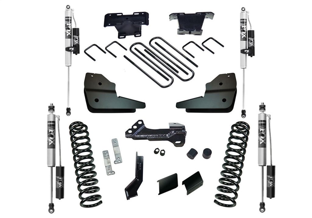 Superlift K1028FX 4in. Lift Kit w/FOX 2.0 Reservoir Shocks-23-25 F250/350 4WD w/Diesel Engine for Select Ford F-250 Super Duty, Ford F-350 Super Duty