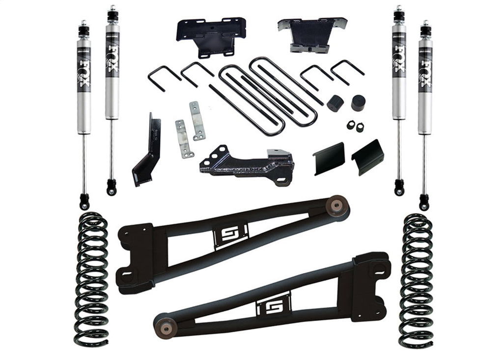 Superlift K1030F 4in. Radius Arm Lift Kit-23-25 F-250/F-350 4WD-Diesel-w/Fox 2.0 Shocks for Select Ford F-250 Super Duty, Ford F-350 Super Duty