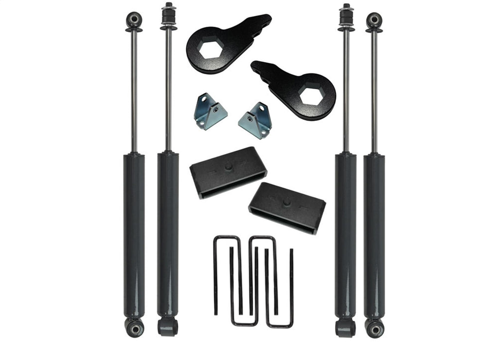 Superlift K1033 2in. Lift Kit-01-10 Silverado/Sierra 2500HD/3500HD 4WD w/Superlift Rear Shocks for Select Chevrolet Silverado HD, GMC Sierra HD