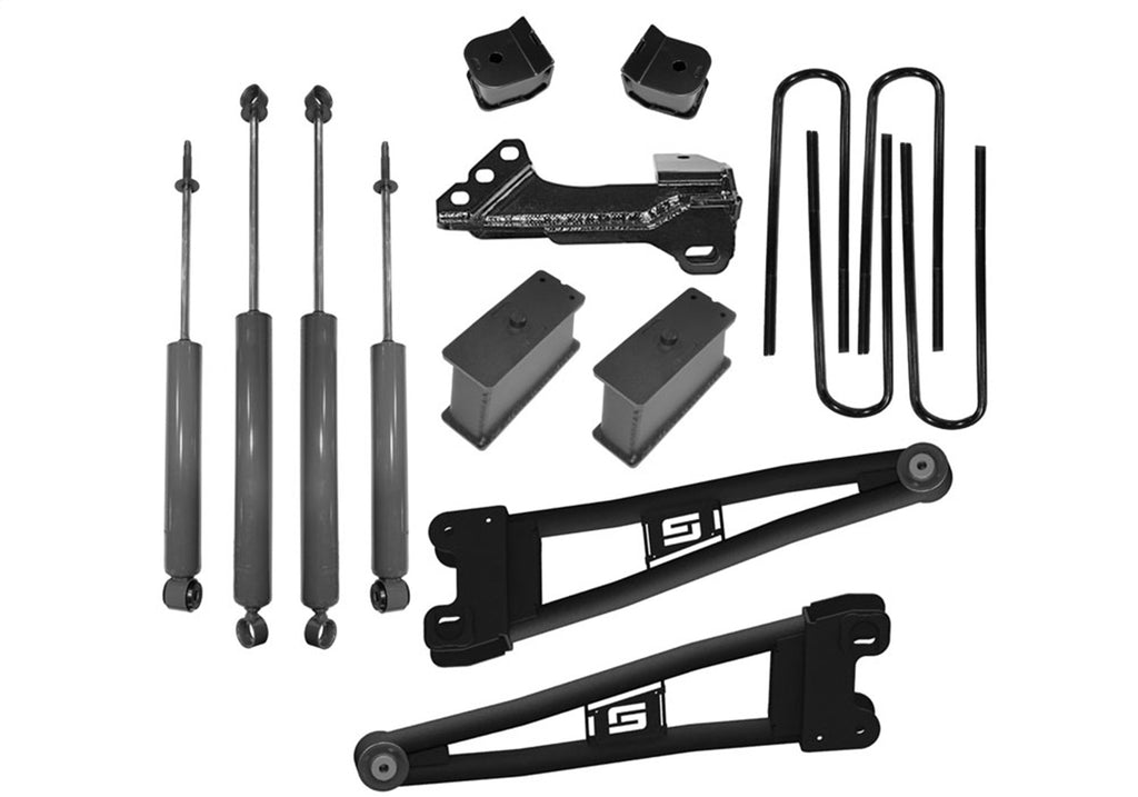 Superlift K1049 2in. Spacer Lift Kit-23-25 Ford-F-250/F-350 4WD w/Radius Arms/SL Shocks for Select Ford F-250 Super Duty, Ford F-350 Super Duty