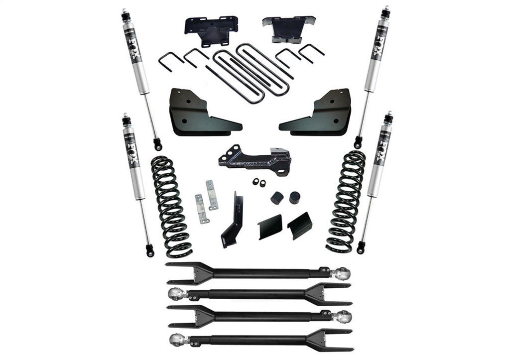 Superlift K1068F 4in. 4-Link Lift Kit-23-25 F-250/F-350 4WD-Diesel-w/Fox 2.0 Shocks for Select Ford F-250 Super Duty, Ford F-350 Super Duty