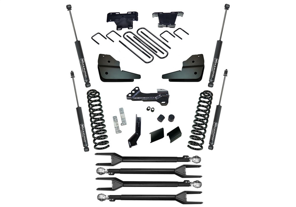 Superlift K1068 4in. 4-Link Lift Kit-23-25 F-250/F-350 4WD-Diesel-w/SL Shocks for Select Ford F-250 Super Duty, Ford F-350 Super Duty