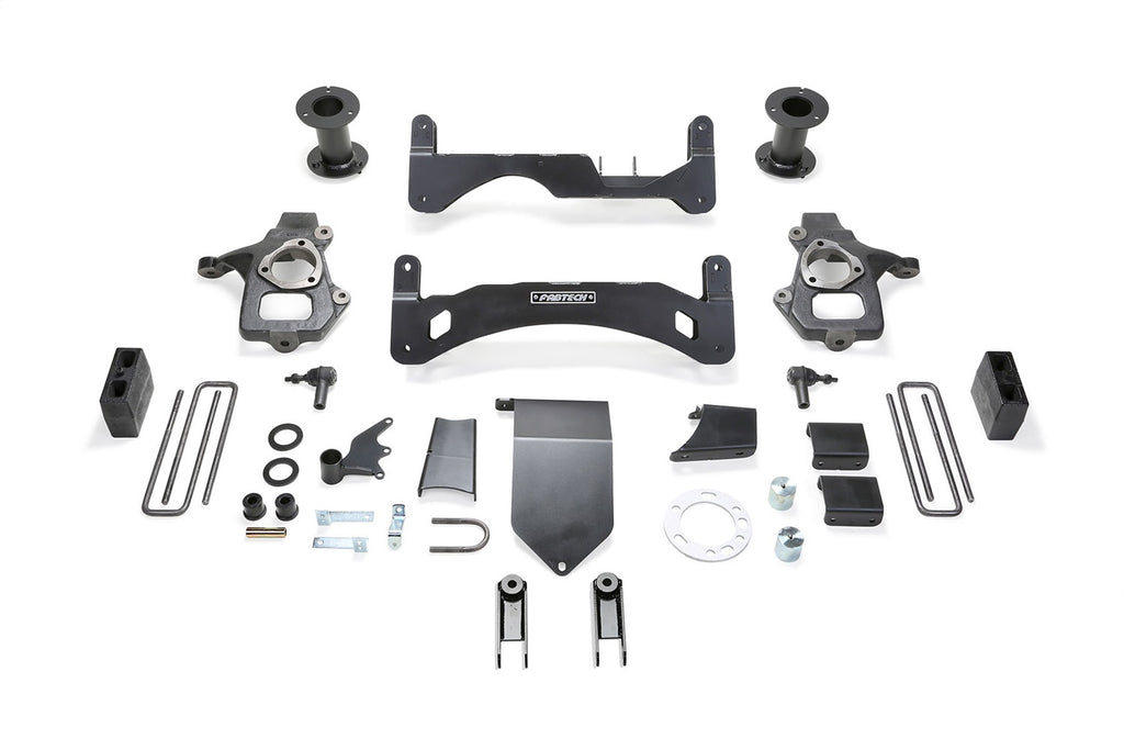 Fabtech K1100 This Gen II system retains the factory width keeping the tires under the fenders for Select Chevrolet Silverado 1500, GMC Sierra