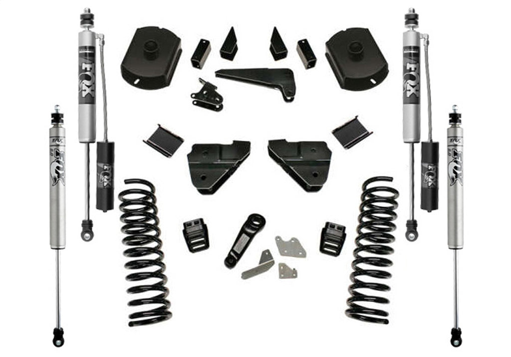 Superlift K124FX 4in. Lift Kit w/FOX 2.0 Res Shocks-14-18 Ram 2500 4WD Diesel w/out Radius Arms for Select Ram