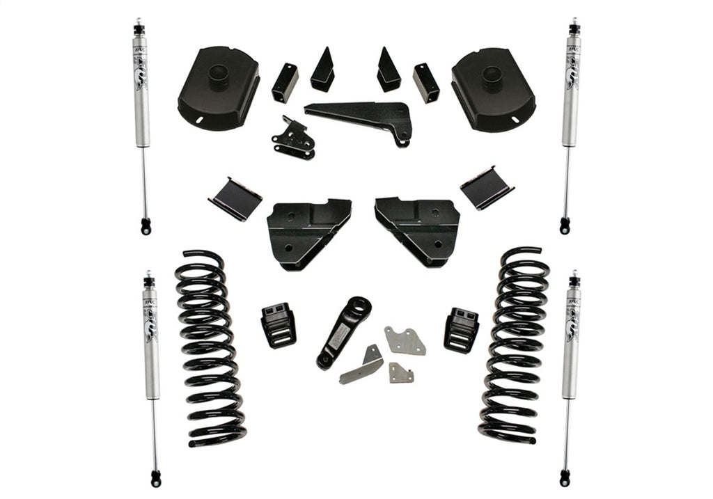 Superlift K124F 4in. Lift Kit w/FOX Shocks-14-18 Ram 2500 4WD Diesel w/out Radius Arms for Select Ram
