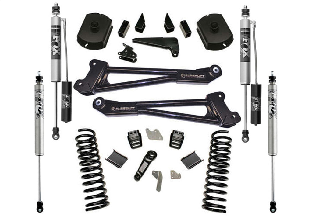 Superlift K125FX 4in. Lift Kit w/FOX 2.0 Res Shocks-14-18 Ram 2500 4WD Diesel w/Radius Arms for Select Ram