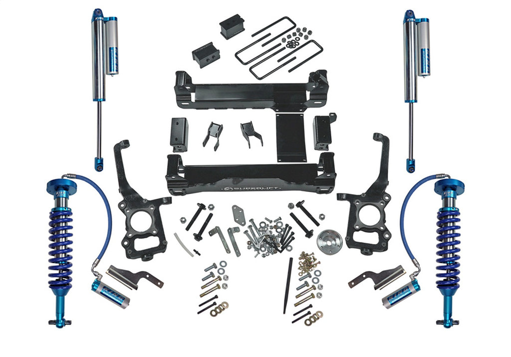 Superlift K129KG 6in. King Edition Lift Kit-15-20 F150 w/King Frt Coilovers/King Res Rr Shocks 4W for Select Ford F-150