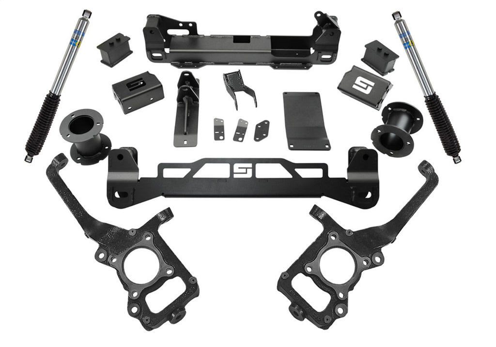 Superlift K130B 6in. Lift Kit-21-24 F150 non-Raptor 4WD w/out Tremor Pkg w/Bilstein Rear Shocks for Select Ford F-150