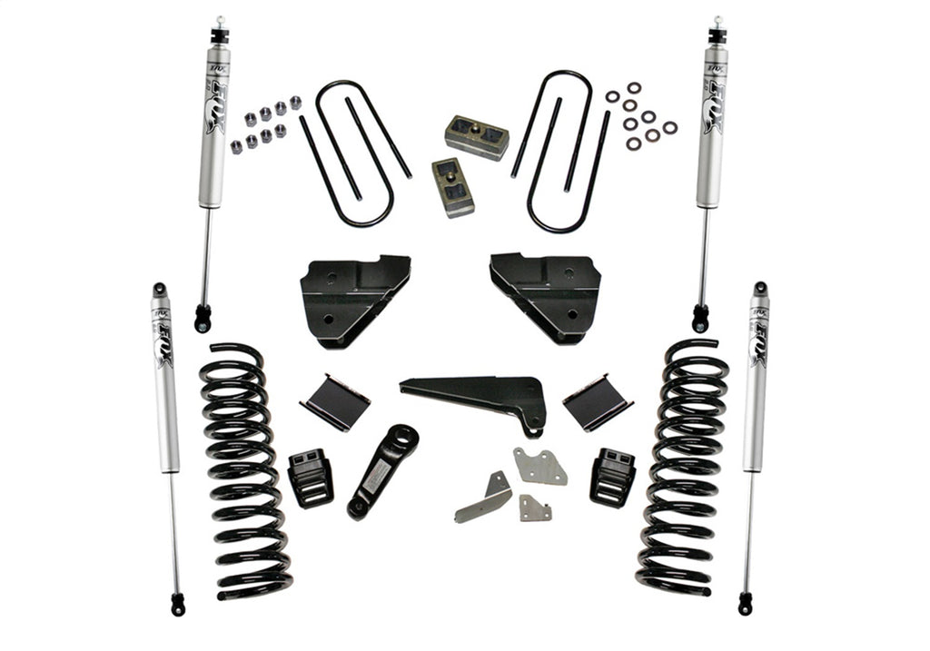 Superlift K146F 4in. Lift Kit w/FOX Shocks-13-18 Ram 3500 4WD Diesel w/out Radius Arms for Select Ram