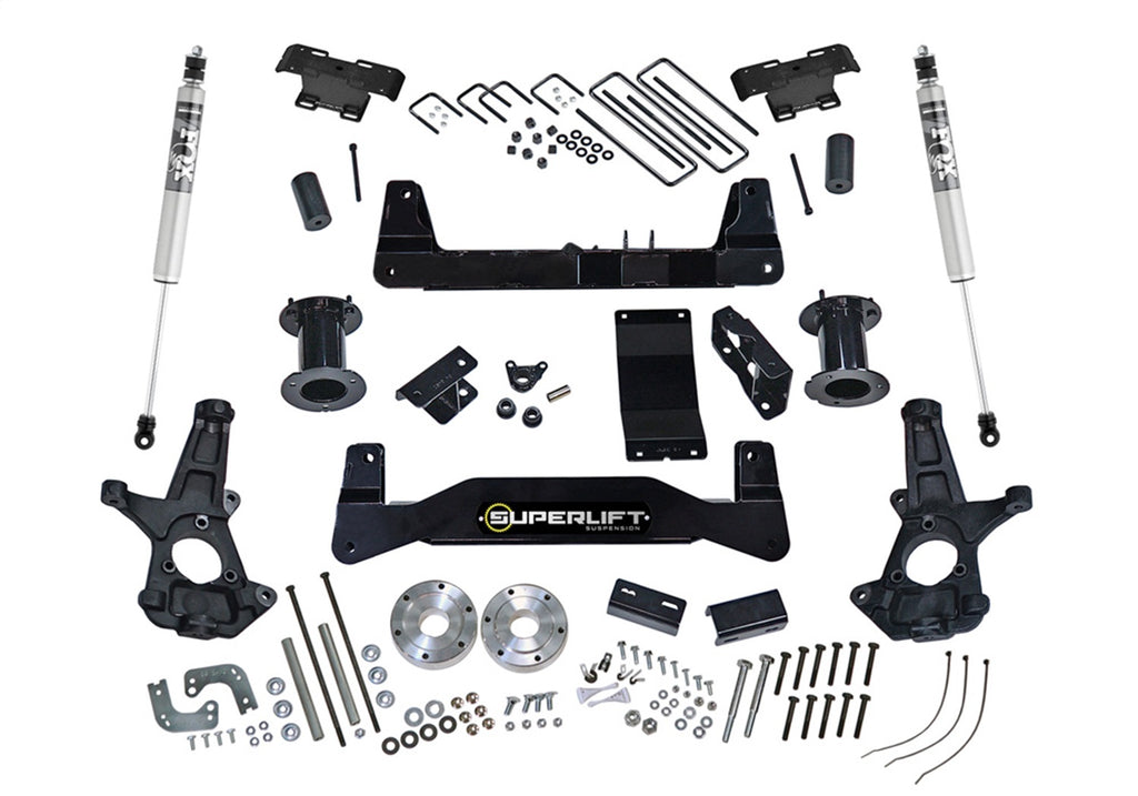 Superlift K162F 6.5in. Lift Kit w/FOX Shocks-07-13 Silv/Sierra 1500 4WD for Select Chevrolet Silverado 1500, GMC Sierra