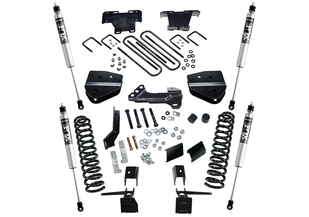 Superlift K164F 4in. Lift Kit w/FOX Shocks-17-22 F250/350 4WD Dsl w/o 4Link Arms w/o RadiusArms for Select Ford F-250 Super Duty, Ford F-350 Super Duty