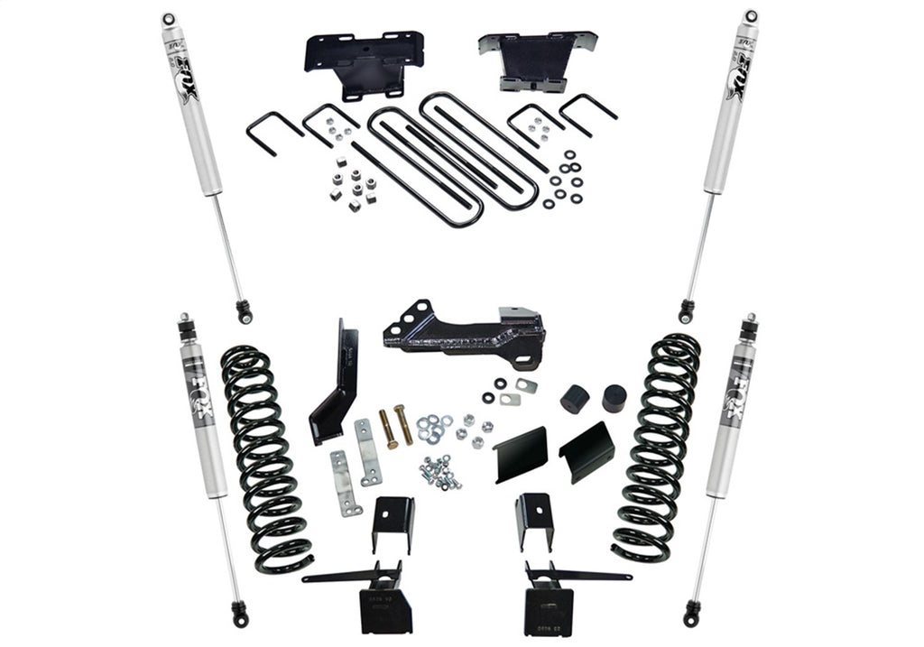 Superlift K165F 4in. Lift Kit w/FOX Shocks-17-22 F250/350 4WD Diesel w/Radius Arms for Select Ford F-250 Super Duty, Ford F-350 Super Duty