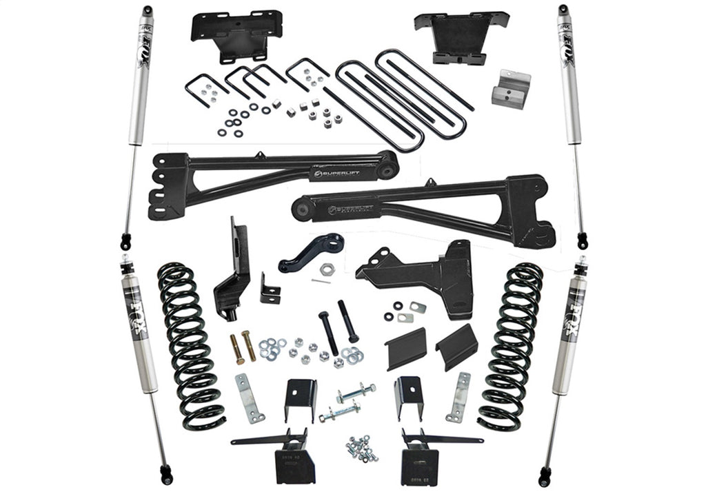 Superlift K169F 6in. Lift Kit w/FOX Shocks-17-22 F250/350 4WD Diesel w/Radius Arms for Select Ford F-250 Super Duty, Ford F-350 Super Duty