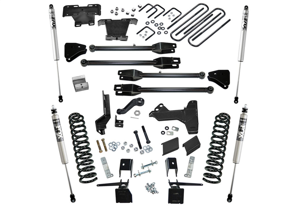 Superlift K171F 6in. Lift Kit w/FOX Shocks-17-22 F250/350 4WD Diesel w/4-Link Arms for Select Ford F-250 Super Duty, Ford F-350 Super Duty