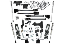 Load image into Gallery viewer, Superlift K171F 6in. Lift Kit w/FOX Shocks-17-22 F250/350 4WD Diesel w/4-Link Arms for Select Ford F-250 Super Duty, Ford F-350 Super Duty