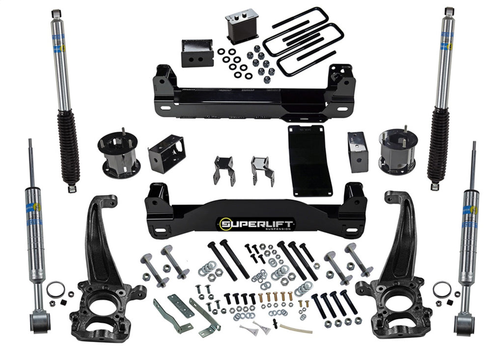 Superlift K173B 4.5in. Lift Kit-04-08 F-150 4WD-w/Bilstein Rear Shocks for Select Ford F-150