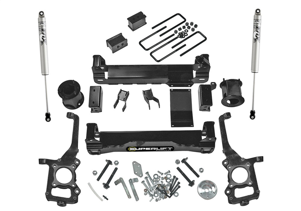 Superlift K179F 6in. Lift Kit w/FOX Shocks-09-14 F150 4WD for Select Ford F-150