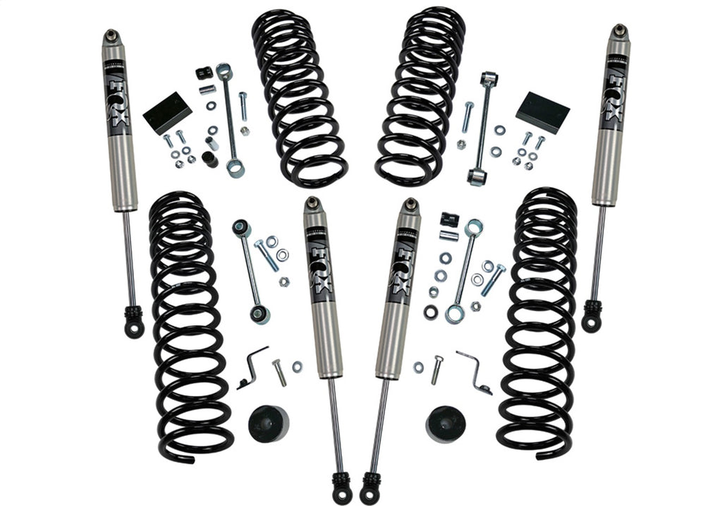 Superlift K183F Dual Rate Coil 2.5in. Lift Kit w/Fox Shocks-18-25 Wrangler JL-4 door for Select Jeep Wrangler