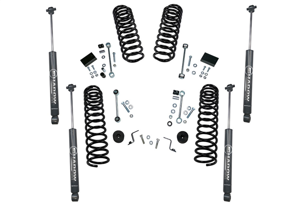 Superlift K191 2.5in. DUAL RATE COIL Lift Kit-18-25 JP JL WRGLR 2 DR-W/SHADOW SERIES SHX for Select Jeep Wrangler