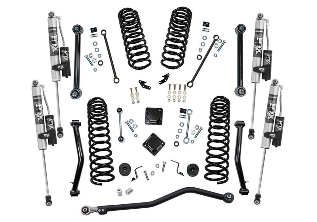 Superlift K196FX 4in. Dual Rate Coil Lift Kit w/Fox 2.0 Res Shocks-20-25 Gladiator-Non Mojave for Select Jeep Gladiator