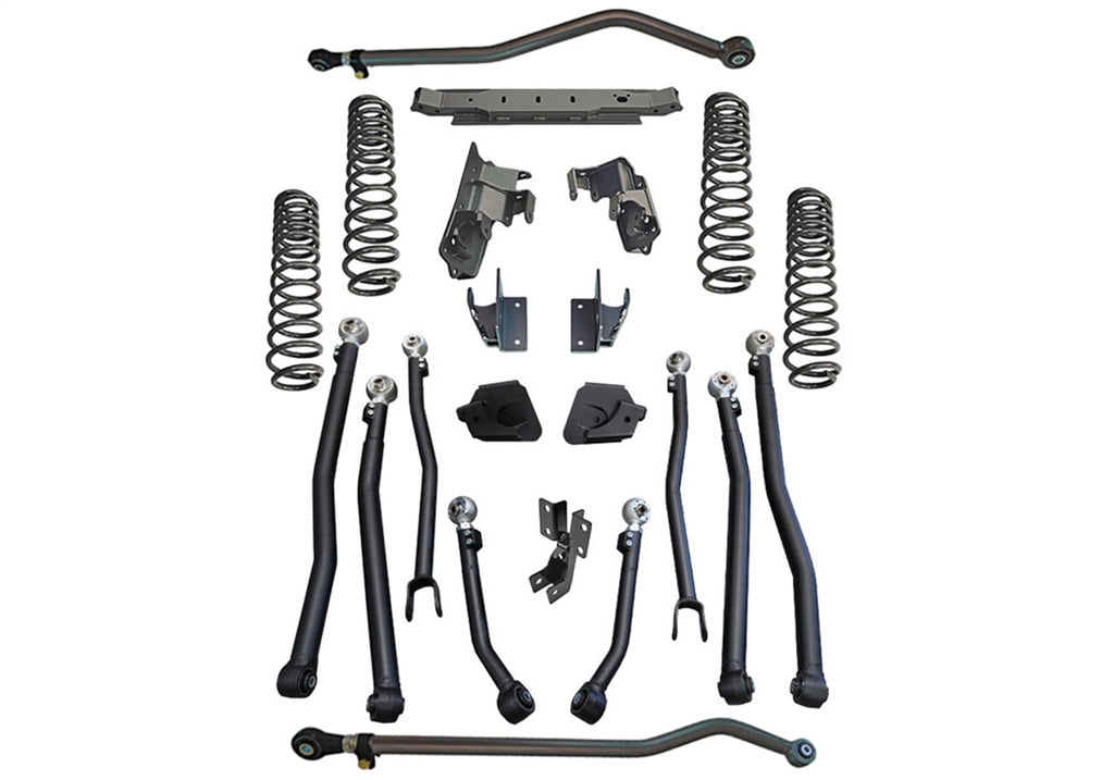 Superlift K199 4in. Rock Runner Series Lift Kit-18-23 JP JL WRGLR 4 DR-W/SHADOW SERIES SHX for Select Jeep Wrangler