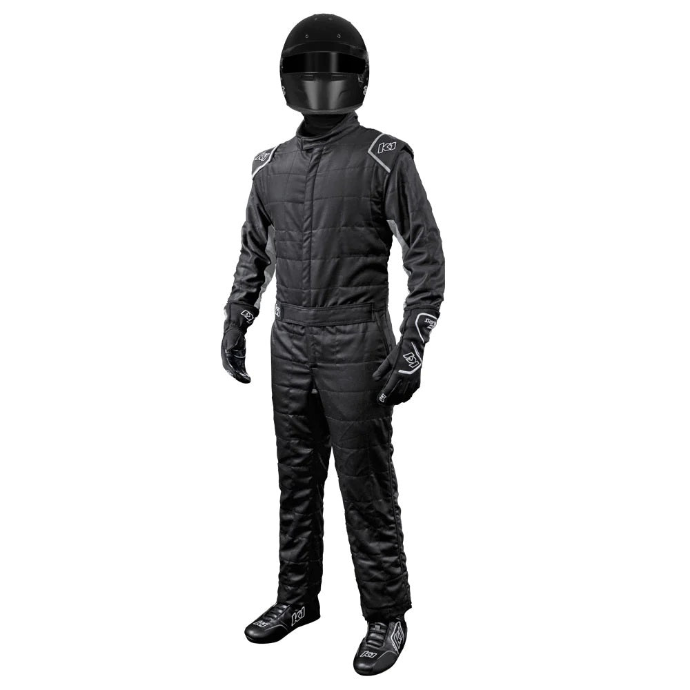 K1 RACEGEAR 20-OTL-NG-2XL Suit Outlaw XX-Large Black / Gray SFI 3.2A/5