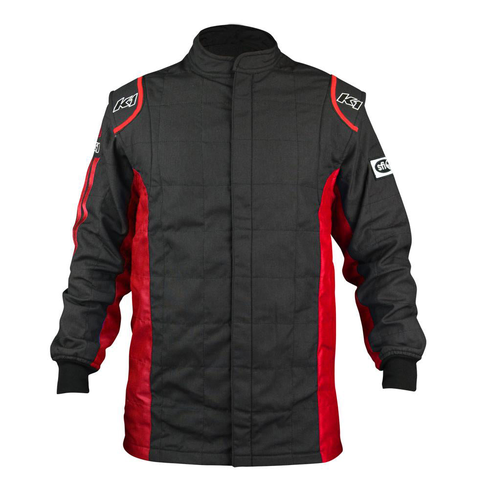 K1 RACEGEAR 21-SPT-NR-S Jacket Sportsman Black / Red Small