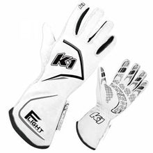 Load image into Gallery viewer, K1 RACEGEAR 23-FLT-WG-XXL Gloves Flight XX-Large White