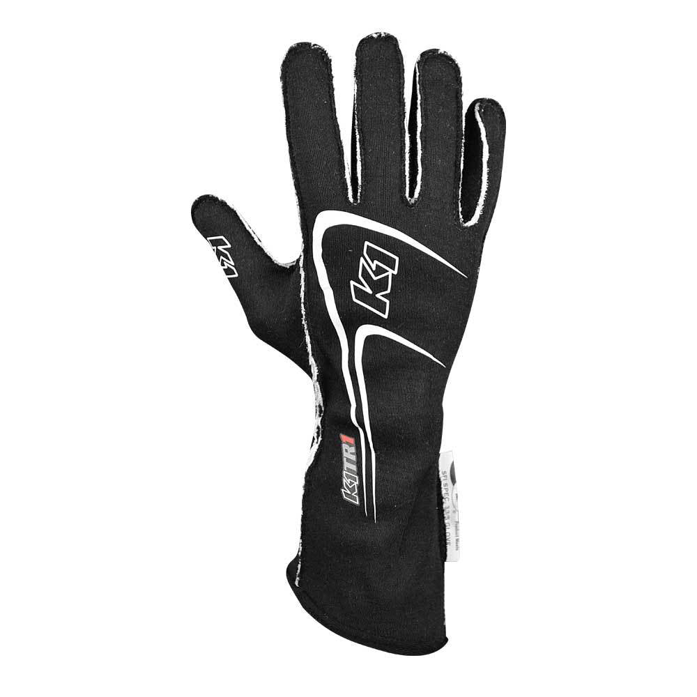 K1 RACEGEAR 23-TR1-N-2XS Glove Track 1 Black XX- Small Youth