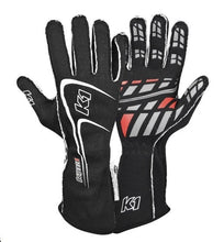 Load image into Gallery viewer, K1 RACEGEAR 23-TR1-N-M Glove Track1 Black Medium SFI 5