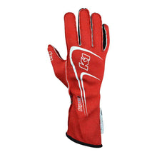 Load image into Gallery viewer, K1 RACEGEAR 23-TR1-R-3XS Glove Track 1 Red 3X- Small Youth