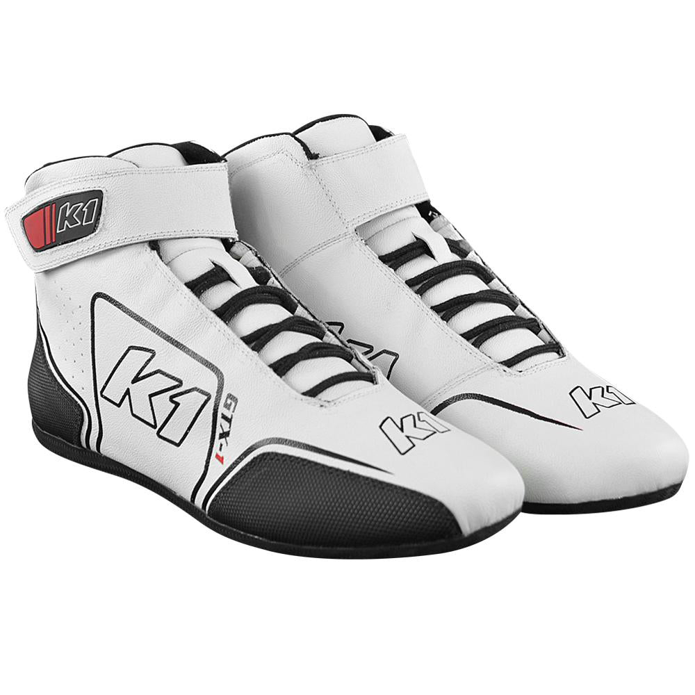 K1 RACEGEAR 24-GTX-W-14 Shoe GTX-1 White / Black Size 14