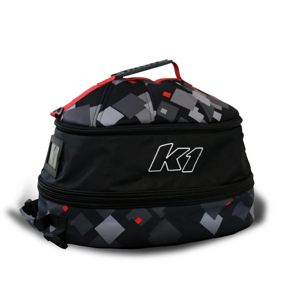 K1 RACEGEAR 33-RAZ-NR Helmet Bag Razor Lifestyle Black Red Grey