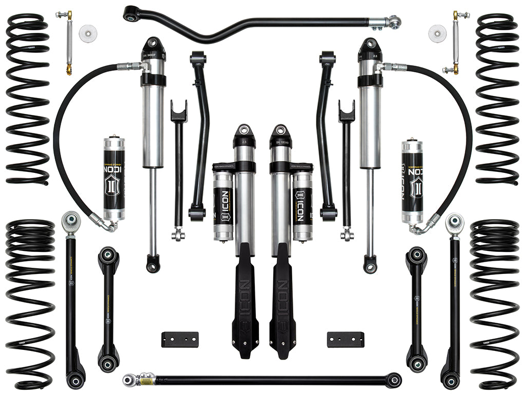 ICON Vehicle Dynamics K22107T 20-UP JEEP GLADIATOR 2.5" STAGE 7 SUSPENSION SYSTEM (TUBULAR) for Select Jeep Gladiator