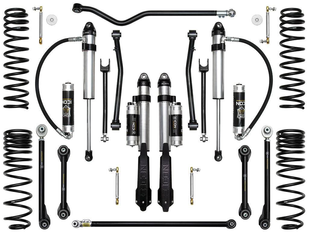 ICON Vehicle Dynamics K22108T 20-UP JEEP GLADIATOR 2.5" STAGE 8 SUSPENSION SYSTEM (TUBULAR) for Select Jeep Gladiator
