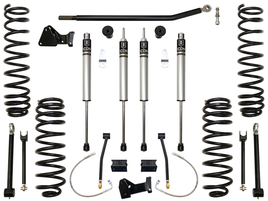 ICON Vehicle Dynamics K24001 07-18 JEEP JK 4.5" STAGE 1 SUSPENSION SYSTEM for Select Jeep Wrangler, Jeep Wrangler JK