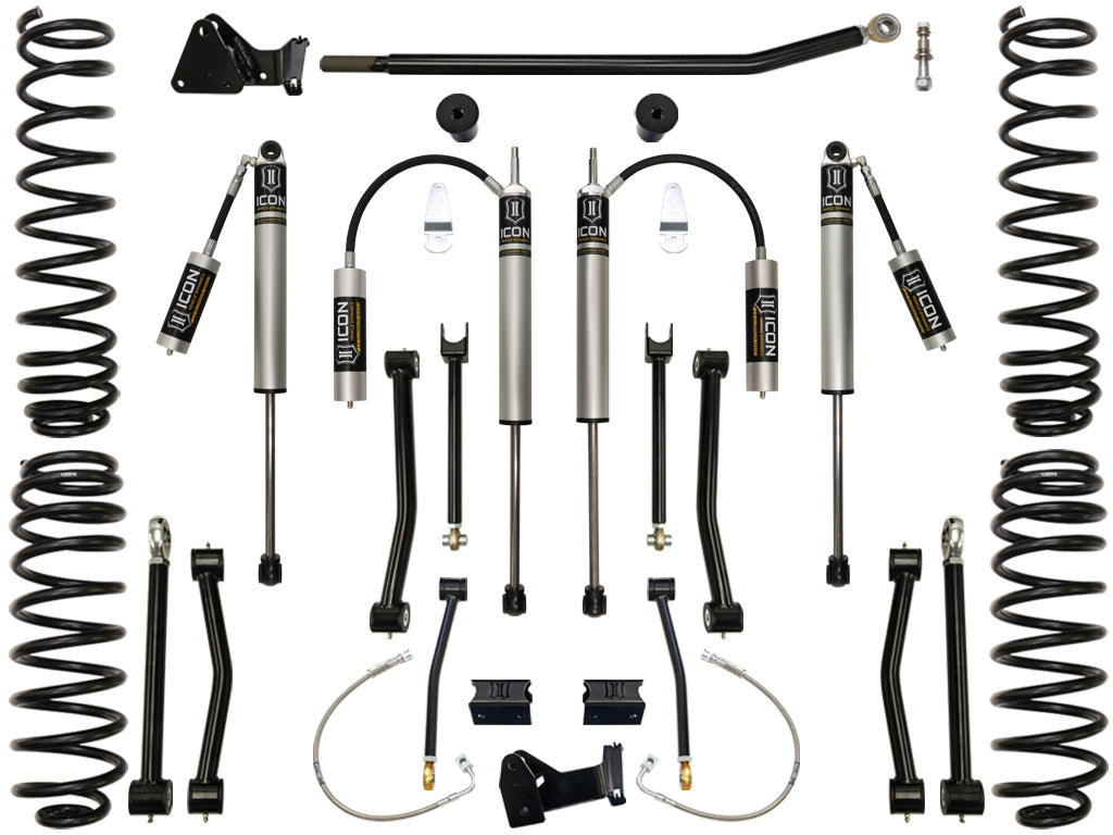 ICON Vehicle Dynamics K24002 07-18 JEEP JK 4.5" STAGE 2 SUSPENSION SYSTEM for Select Jeep Wrangler, Jeep Wrangler JK