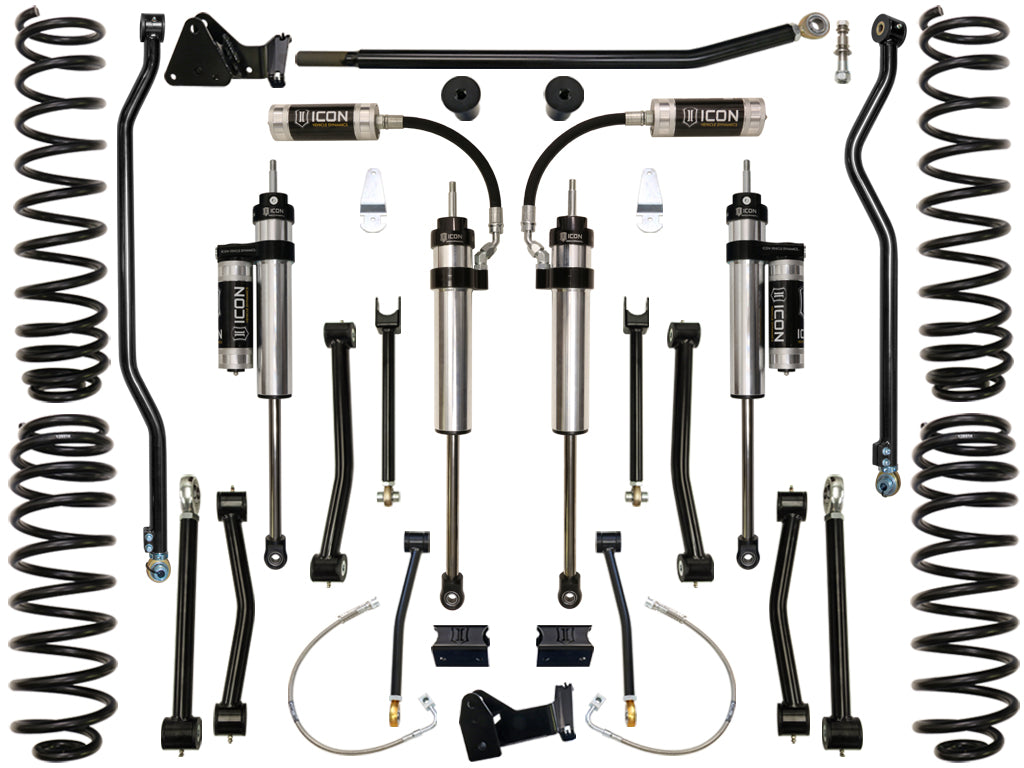ICON Vehicle Dynamics K24003 07-18 JEEP JK 4.5" STAGE 3 SUSPENSION SYSTEM for Select Jeep Wrangler, Jeep Wrangler JK