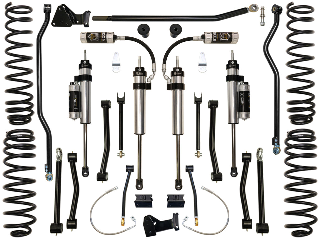 ICON Vehicle Dynamics K24004 07-18 JEEP JK 4.5" STAGE 4 SUSPENSION SYSTEM for Select Jeep Wrangler, Jeep Wrangler JK