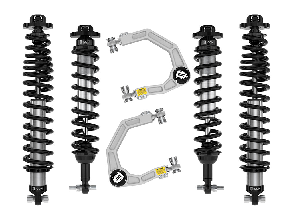 ICON Vehicle Dynamics K40013 21-23 BRONCO SASQUATCH 2-3" LIFT STAGE 3 SUSPENSION SYSTEM BILLET for Select Ford Bronco