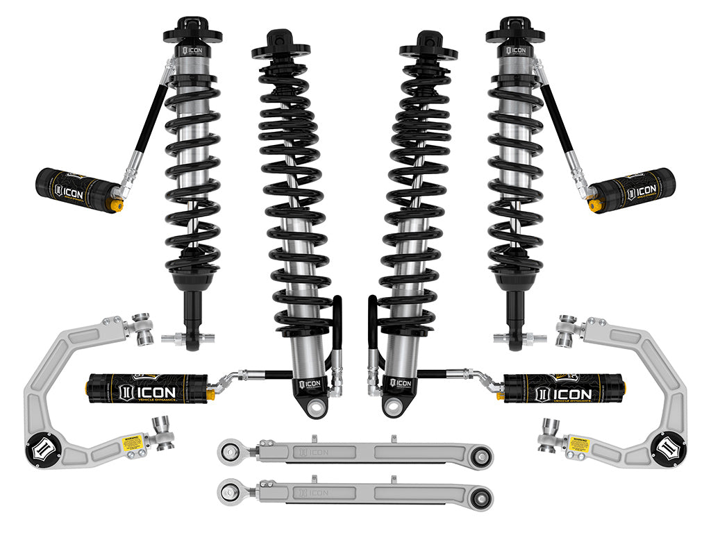 ICON Vehicle Dynamics K40006X 21-23 BRONCO NON-SASQ 3-4" LIFT STAGE 6 SUSPENSION SYSTEM CDCV BILLET HEAVY RATE for Select Ford Bronco